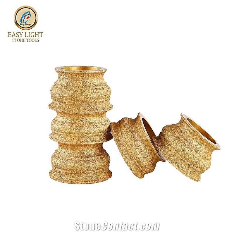 Bullnose Vacuum Brazed Marble Edge Profiling Grinding Wheel