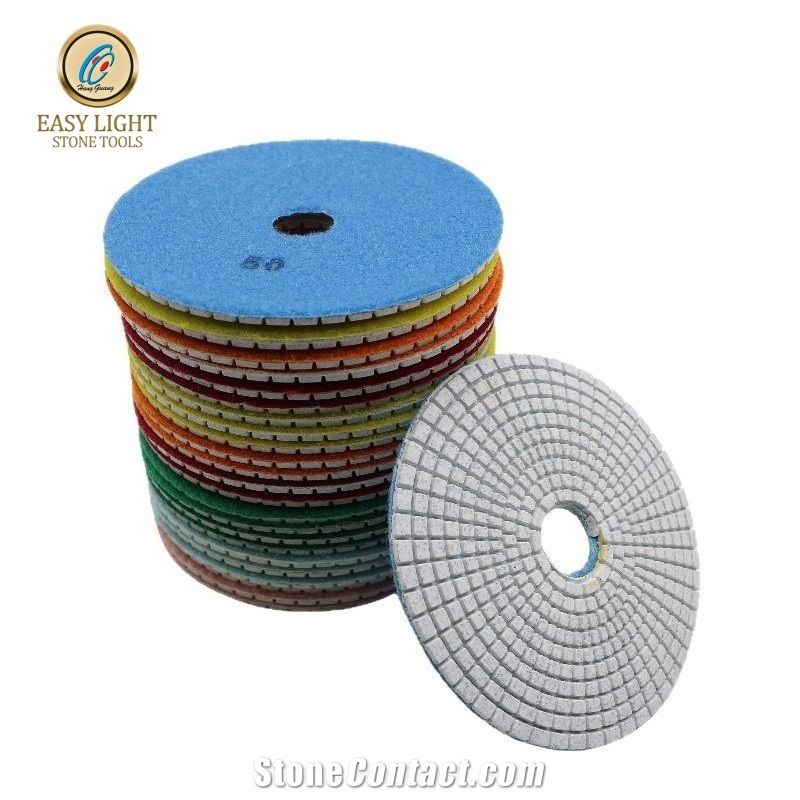 Flexible Diamond Polishing Pads For Stone Wet Polishing