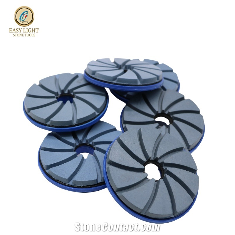 Snail Lock Diamond Polishing Wheels For Stone Edging
