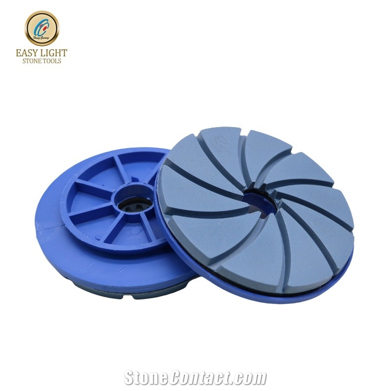 Snail Lock Diamond Polishing Wheels For Stone Edging