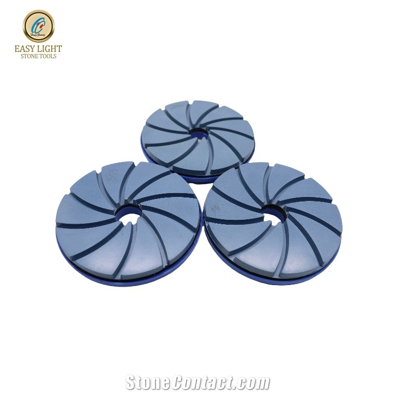 Snail Lock Resin Diamond Edge Polishing Pad For Granite