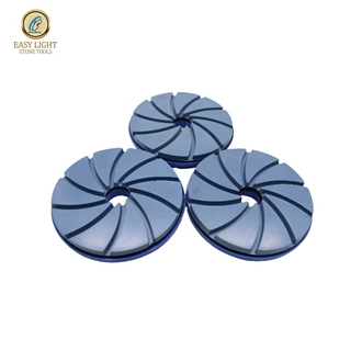 Snail Lock Resin Diamond Edge Polishing Pad For Granite