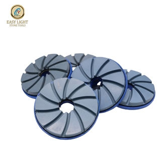 Snail Lock Resin Diamond Edge Polishing Pad For Granite