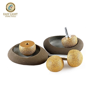 Vaccum Brazed Engraving Grinding Wheels With Mushroom Shape