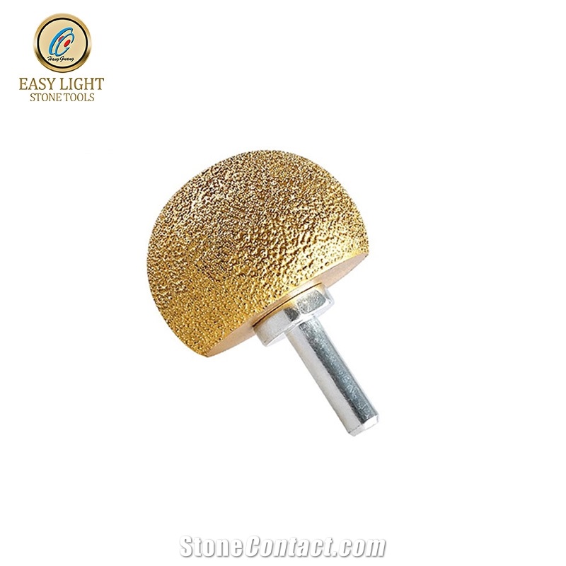 Vaccum Brazed Engraving Grinding Wheels With Mushroom Shape