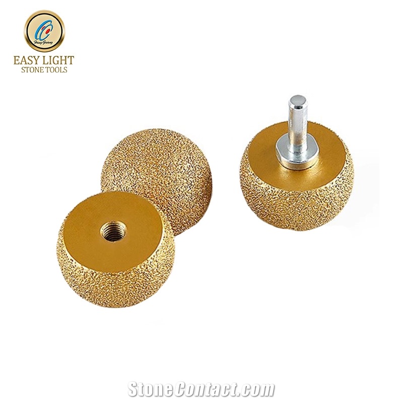 Vaccum Brazed Engraving Grinding Wheels With Mushroom Shape
