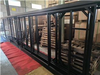 Black Showroom Display Stand Top With Lights