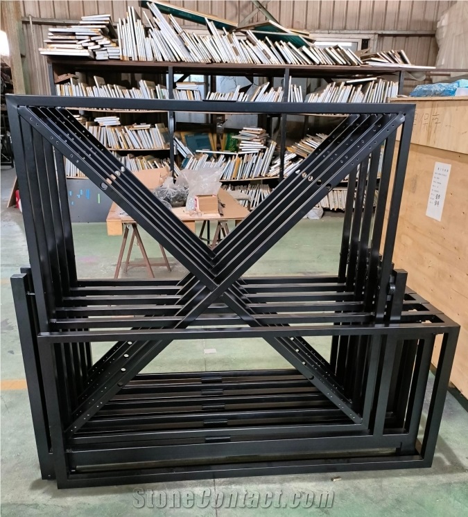 Pull & Push Display Stand-Panel Can Be Rotating