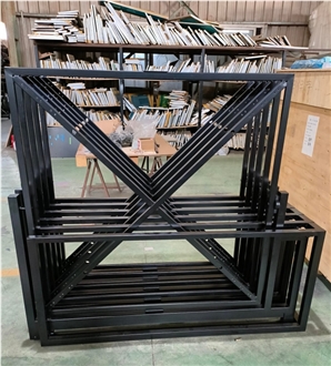 Pull & Push Display Stand-Panel Can Be Rotating