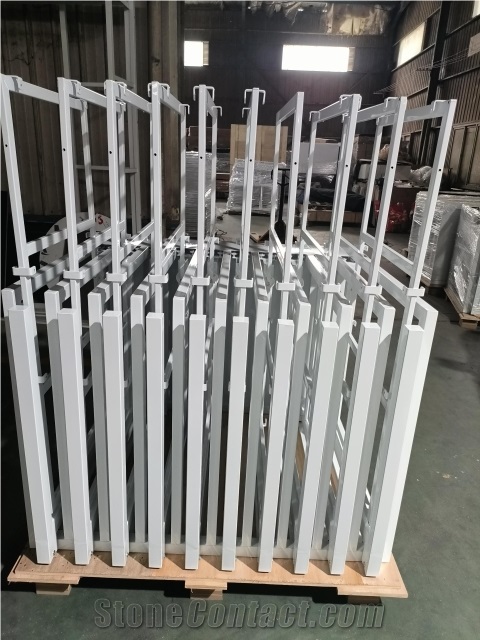 White Tile Sliding Display Stand-Customized