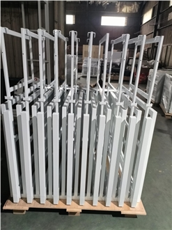 White Tile Sliding Display Stand-Customized