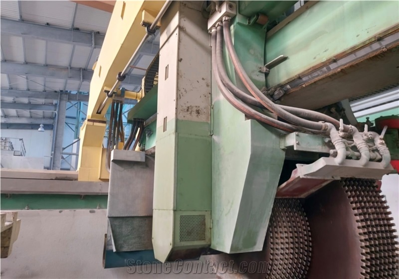 PEDRINI Block-Cutter ARCO DI TRIONFO (1800 - 2200 Mm) Multi Blade Gang Saw Cutting Centre–Vertical Used Machine