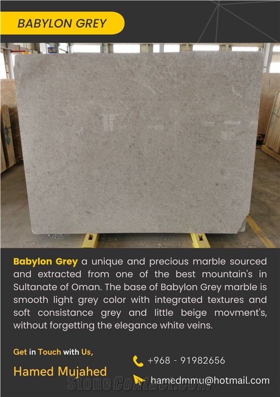 BABYLON GREY MARBLE