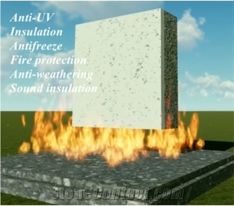 Lightweight Thermal Insulation Foamed Microcrystalline Panel