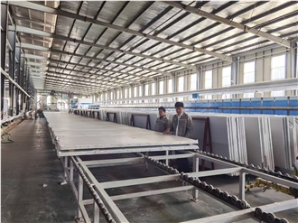 One-Piece Molded Lightweight Foamed Microcrystalline Panels