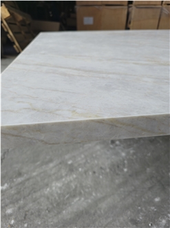 7006 Taj Mahal Extra PD Printed Quartz Slabs For Hotel