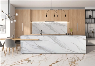 7012 Calacatta Borghini PD Countertop Kitchen Bar Tops