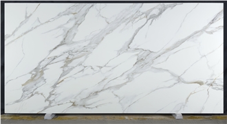 7016 Calacatta Borghini Extra Printed Quartz Slabs