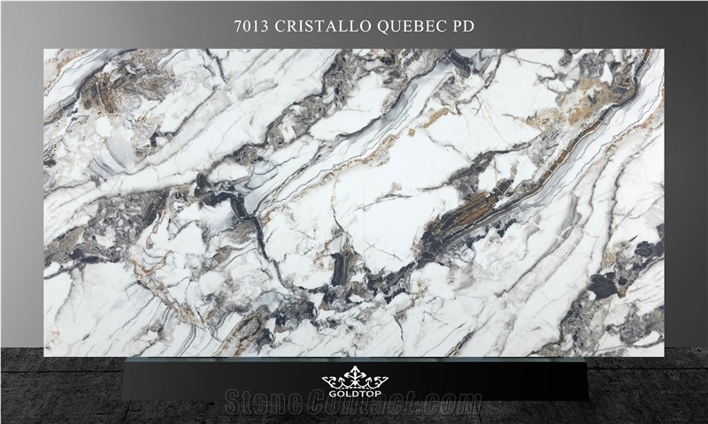 Modern Furniture 7013 Cristallo Quebec PD Sintered Stone Kitchen Bar Tops
