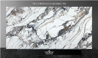 Modern Furniture 7013 Cristallo Quebec PD Sintered Stone Kitchen Bar Tops
