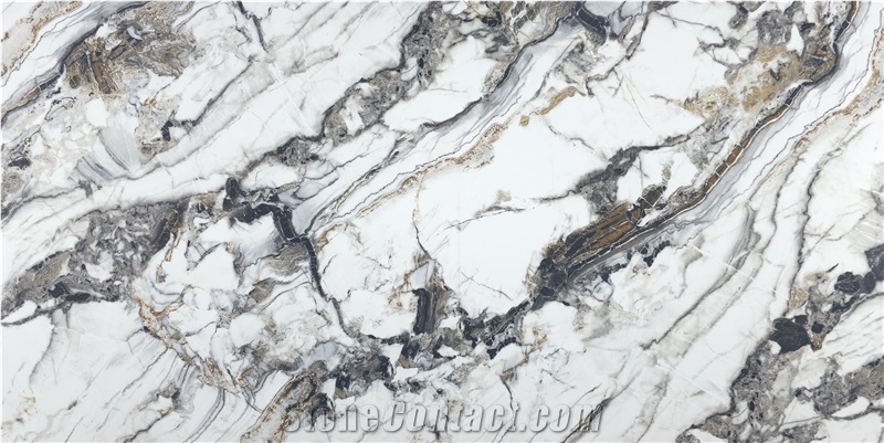 Modern Furniture 7013 Cristallo Quebec PD Sintered Stone Kitchen Bar Tops
