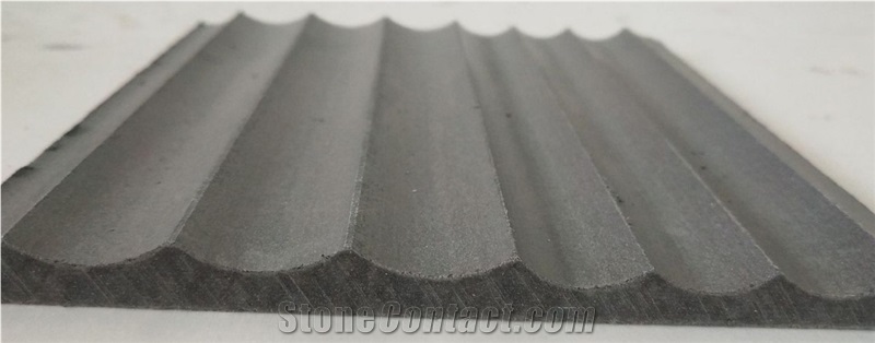 Facade Grooved Fiber Cement Board Artificial Stone Veneer