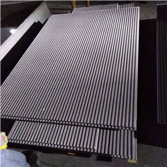 Facade Grooved Fiber Cement Board Artificial Stone Veneer