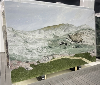 Water Jet Quartz Stone Painting Art Works Mosaic Art Works