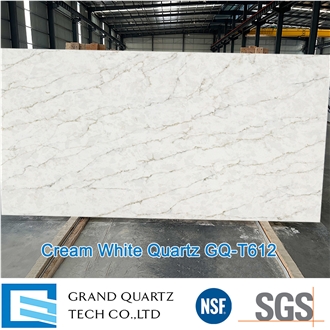 GQ-T612 Taj Mahal Quartz Slabs
