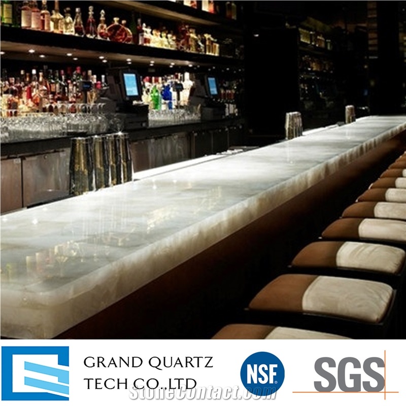 Luxury Backlit Quartz Slabs
