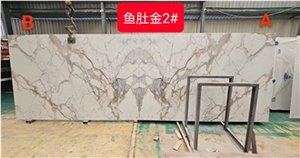 Calacata Gold Sintered Stone Slabs