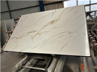 Calacata Gold Sintered Stone Slabs