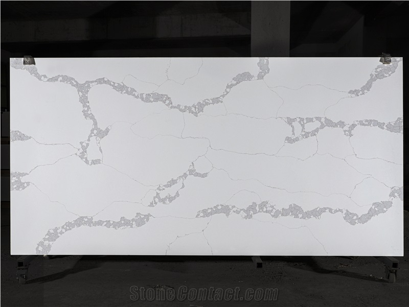 Calacatta Quartz In Big Slabs  Artificial Stone Slabs