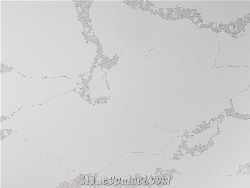 Calacatta Quartz In Big Slabs  Artificial Stone Slabs