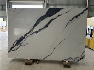 Engineered Stone Artificial Marble Calacatta Quartz Slabs