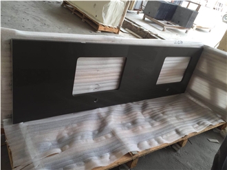 Pure Brown Quartz Kitchen Countertop