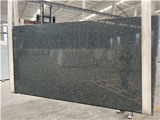 Pure Dark Grey Granule Quartz Slabs