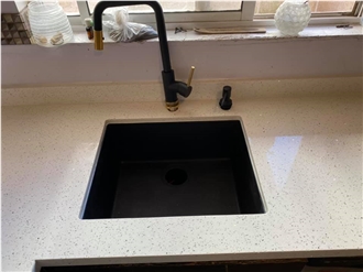 Pure Red Quartz Kitchen Countertops
