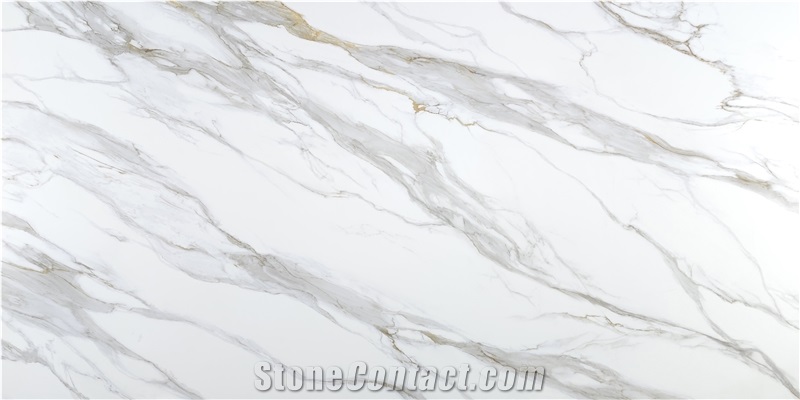 High Quality 7012 Calacatta Borghini PD Quartz Slabs
