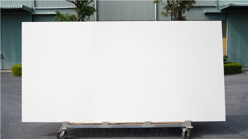(Vietnam Quartz) Crystal White Quartz Slabs
