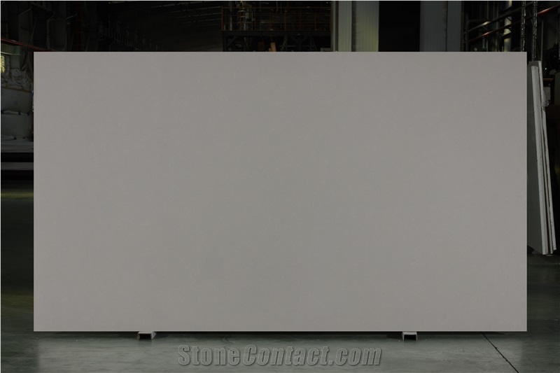 (Vietnam Quartz) Light Grey Quartz Slabs