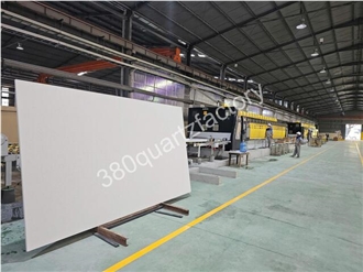 (Vietnam Quartz) Light Grey Quartz Slabs