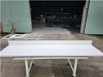 (Vietnam Quartz) Pure White Quartz Slabs