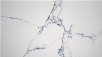 (Vietnam Quartz) Calacatta Lavasa Blue Quartz Slabs