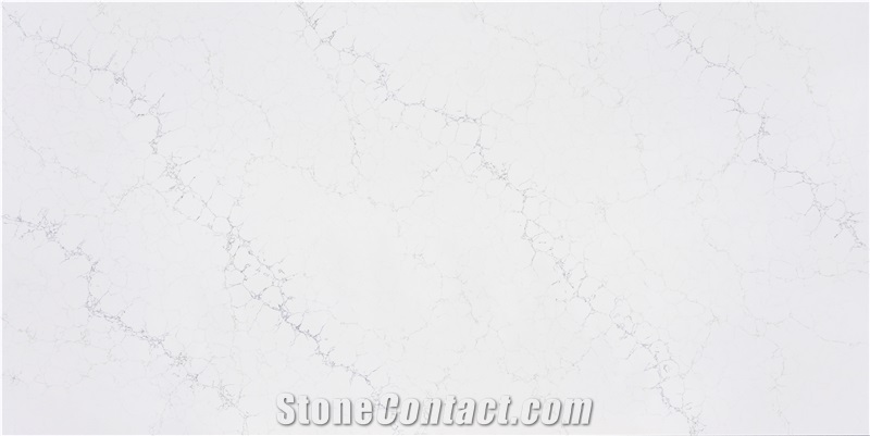 (Vietnam Quartz) Calacatta Lavasa Blue Quartz Slabs