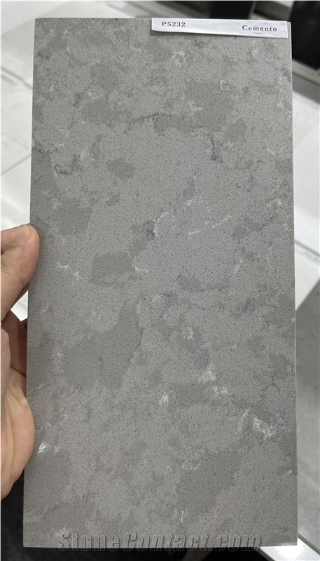 (Vietnam Quartz) Cemento Quartz Slabs