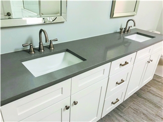 (Vietnam Quartz) Cemento Quartz Slabs