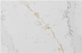 China  Quartz Slabs Factory Calacatta Gold Engineered Stone