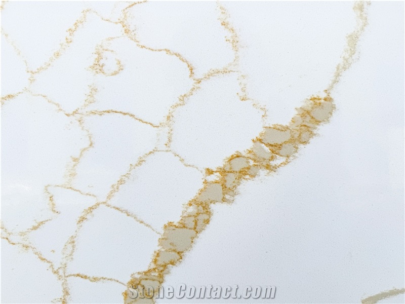 Engineering Stone Calacatta Gold Quartz Slabs