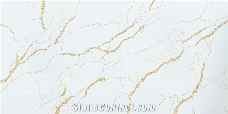 Engineering Stone Calacatta Gold Quartz Slabs